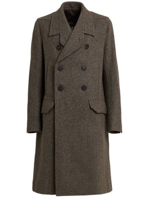 Officer羊毛长款大衣